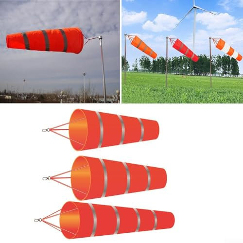 Rote Flughafen-Windsack-Tasche für Windrichtungsanzeige, zuverlässig (100 cm)