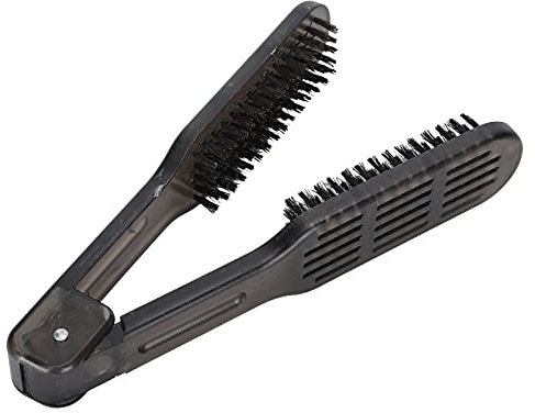 Haosie Spazzola per stirare i capelli, spazzola lisciante capelli a doppio lato, spazzola per lisciare i capelli in plastica antistatica adatta per saloni di bellezza e uso personale