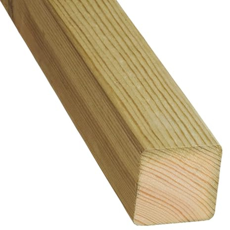 2x2 (50 x 47mm) Treated Timber Wood Outdoor Wood Battens Garden Trellis Fence Fencing Roof Roofing Tile 2 x 2 2x2 (1, 240cm)