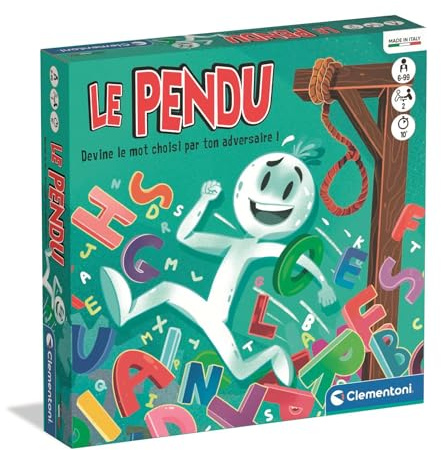 Clementoni Le Pendu - Jeu de Société Éducatif Orthographe et Vocabulaire - 6 Ans+