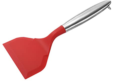 PRETYZOOM Pala De Cocina Con Mango De Acero Inoxidable Espátula De Cocina Espumadera De Silicona Y Fácil De Limpiar