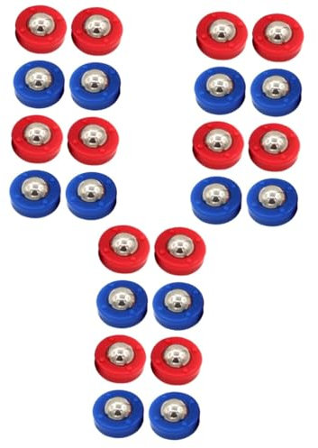 BESPORTBLE 3 Sätze Tisch-Shuffleboard Brettspieltisch Shuffleboard-Pucks Für Den Innenbereich Rollende Perlenausrüstung Tabletop-Spiele Curling-Spiel Minispielparty Stahl 8 Stück * 3