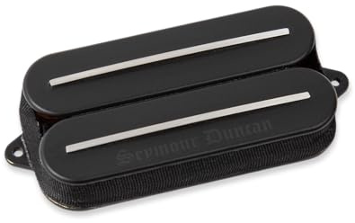SEYMOUR DUNCAN Humbucker Black Winter Rail, E-Gitarren-Tonabnehmer, Stegposition, schwarz (ESD BW-R-B)