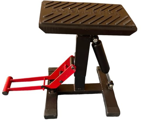 Motorcykellyftare – robust hydrauliskt stativ för offroad-motorcykel, hydraulisk bordslyft, för butik, mountainbike, garage, reparation, motorcykeltillbehör