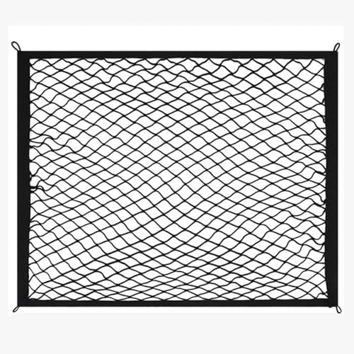 AWPF Car Boot Net for Tesla Model Y 2021-2023 2024 2025,Cargo Net,Trunk Storage Net,Adjustable Elastic Organizer,Baggage Cargo Fixed Net,Luggage Fixed Organizer,Elastic Mesh Net,80 * 60CM