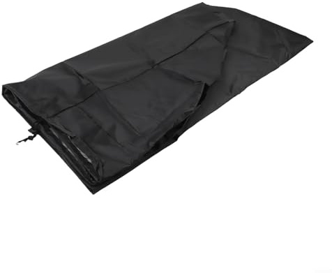 Housse de coffre de jardin robuste fabriquée à partir de tissu Oxford 210D offrant une protection contre la pluie, le soleil et le vent avec cordon de serrage sécurisé (M)