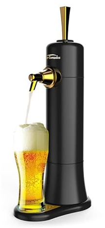 Beer Pump - Máquina de cerveza de escritorio con espuma ultrasónica de vibración para una espuma perfecta y cerveza fresca en casa
