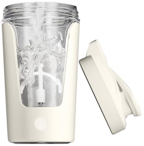Fegtrtyoa Vaso Mezclador de Proteínas Eléctrico, Mezcladora Automática, para Café y Leche, Licuadora Portátil, Deportiva, Fitness, 450 Ml B