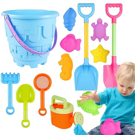 Générique Strandleksaksset | Interaktivt och praktiskt spel - Barnsandspade | för sommarfödelsedag tillbaka till skolan flickor pojkar