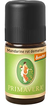 PRIMAVERA Ätherisches Öl Mandarine rot demeter 5 ml - Aromaöl, Duftöl, Aromatherapie - entspannend, entkrampfend - vegan