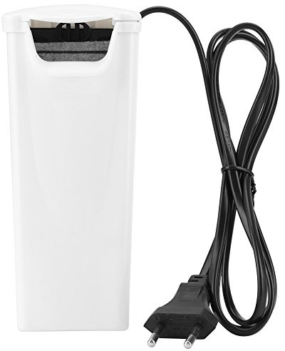 Fdit Interner Aquarium Filter Behälter für niedrige Wasser Fisch Schildkröte Schlange Eidechse EU Stecker 220V zu 220V 3W Schalldämpfer Austauschbarer Filter
