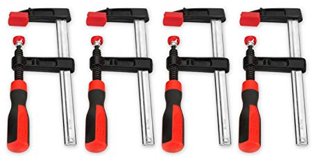 4PCS Schraubzwingen-Set, F-Klemmen Klemmzwinge F Clampsfür Holzbearbeitung glatte Schnellschlitze Schnellspanner mehrere Auswahlmöglichkeiten verbreitet beim 50 X 150 mm