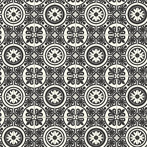 Vinylflooring UK White Grey Designer Effect Vinyl Flooring Roll For Living Room, Dining Room, 2.8mm Thick Cushion Backed Vinyl Sheet, Waterproof Lino Flooring-2m(6'7) X 1m(3'3)-2m²