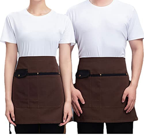BATTTX Arbeitsschürze Herren,Robuste Werkzeugschürze for Männer, Arbeitsschürze Mit Werkzeugtaschen for Küche, Garten, Keramik, Werkstatt, Garage Und Mehr