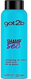 Schwarzkopf GOT2B - Shampoo Secco Express - Volume Extra - Profumo 48H - Formula Vegana - Senza Residui Bianchi - 200 ml