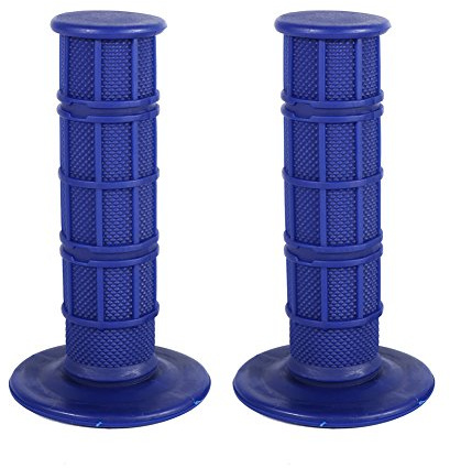 Moross Griffe Blau,Handgriffe Motorrad Blau,Motorrad Griffe,Motorrad-Lenkergriff Blau 22 Mm 7/8 SIL-Soft-Lenker-Handgriffe Für Pit Dirt Bike Motorrad Blau (Blau)