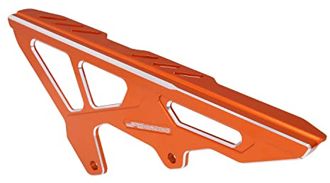 JFG RACING Dirt Bike kedjeskydd, motorcykel kedjeskydd kedjeskyddskedja skydd CNC för Sur Ron Light Bee S/X Segway X260/X160 elektrisk cykel – orange