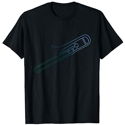 Jazz Posaune Damen Herren Posaune Blechbläser T-Shirt
