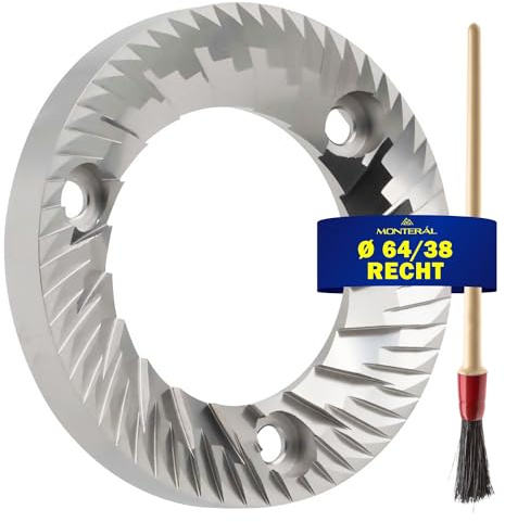 Set Enthält eine Mahlscheiben 12 Zähnen für Kaffeemühle Ø 64-38 mm | Garantie 10 Jahre - MONTERAL