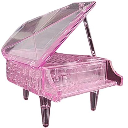 TOYANDONA Kristall Klavier Puzzle Spielzeug Für Junge Mädchen Handgefertigtes DIY Puzzle Klavier Pädagogisches Zusammenbares Spielzeug Fördert Kreativität Und Feinmotorik