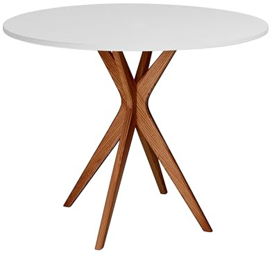 RAGABA JUBI Runder Esstisch 80cm Eiche grau
