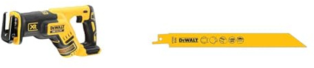 DEWALT DCS367N-XJ Brushless XR Compact Reciprocating Saw, Multi + Suitable Power Tool Accessory