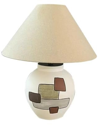 Faucet Wabi-sabi Handmade Fabric Ceramic Desk Lamp Retro Minimalist Study Writing Desk Desk Light Showroom Club Club Lighting Fixture Living Room Bedroom Bedside Hotel Lounge Table Lamp water-tap