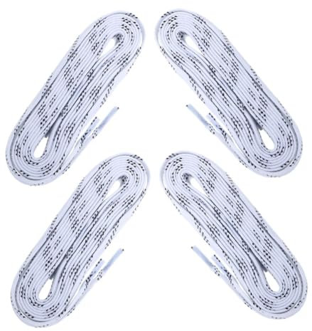 BESPORTBLE 4stücke Gewachste Hockeyschnürsenkel Für Eishockey Und Schlittschuhe Frost Und Bruchsicher Langlebig Und Bequem Geeignet Für Skater Und Snowboarder
