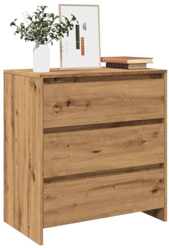 THOYTOUI Sideboard, Apothekerschrank Buffetschrank Anrichte Küchenbuffet Geeignet für Camera da letto Cucina Corridoio Soggiorno Artisan-Eiche 70x41x75 cm Holzwerkstoff