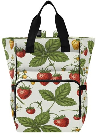 Ttgoth Sac à dos à langer imperméable avec porte-biberons isothermes, sac à dos de voyage multi-poches avec sangles de poussette pour maman et papa