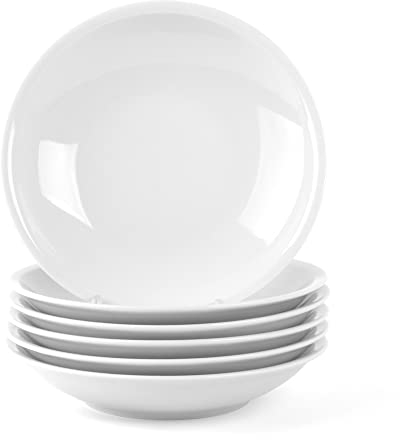 Holst Porzellan CT 121 Teller tief 21 cm Coupform Katja, weiß, 20.5 x 20.5 x 4 cm, 6 Einheiten, COUP 21T