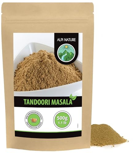 Tandoori Masala kryddblandning (500g), typisk indisk kryddblandning, återförslutningsbar förpackning