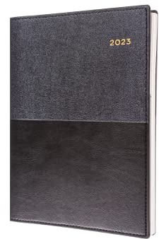 Collins VAL2SP3.99-23 Valour Pocket Wochenansicht, Terminplaner 2023, Schwarz