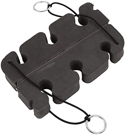 FAMKIT 2 Stück tragbare magnetische Dichte Schaumstoff Fliegenfischen Rutenhalter Autostange Ständer Rack