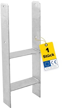 H Anker Pfostenträger Pfostenträger zum einbetonieren H Anker 20x20 | Pfostenanker - Pfostenträger 90x90 Pfostenträger höhenverstellbar Zaunpfosten Holzpfosten Terrasse Carport Pavillon