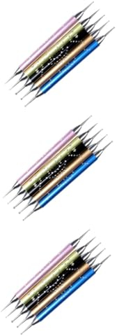 DIYEAH 15stücke Fondant Werkzeug Set Prägestifte Und Punktierwerkzeuge Für Kuchen-dekoration Doppelseitige Karvierungsstifte Für Backen Modellieren Und Kunstprojekte Farben Zufällig