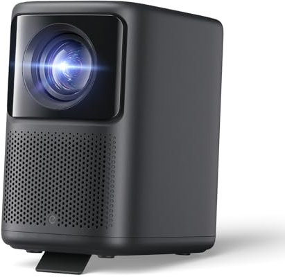 Dangbei Mini Proiettore, 400 lumen ISO, Nativo 1080P, Full HD, Altoparlante da 12 W, Dolby Audio, Proiettore Domestico con WiFi 5G e Bluetooth 5.0, Autofocus (N2 Grigio)