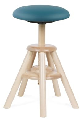 BALIMO Wood Bewegungshocker - Sitztrainer aus Holz - Beweglich sitzen