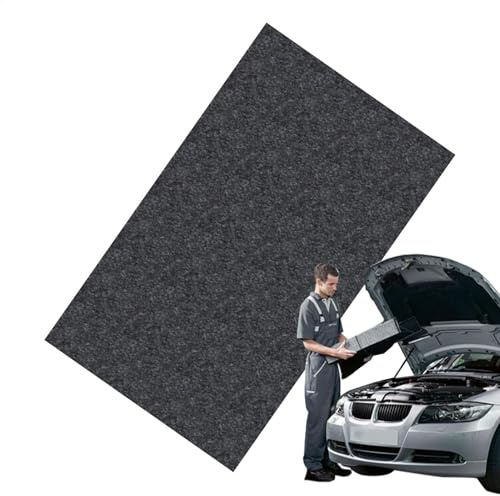 Alfombras de garaje para suelo, alfombras de fieltro para garaje, impermeables, antideslizantes, reutilizables, lavables para debajo del coche y el felpudo