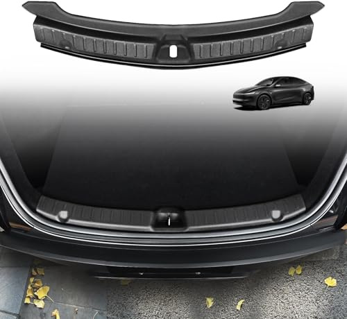 BestEvMod 2026 Tesla Model Y Upgrade Rear Bumper & Trunk Sill Cover Protector Bumper Guards Compatible with Tesla Model Y Juniper 2026 Refresh
