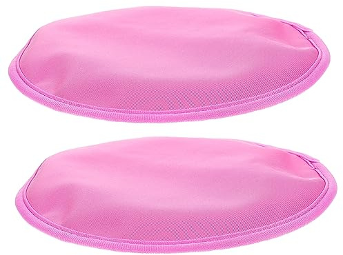 BESPORTBLE 2piezas Discos Absorbentes De Aceite De Ricino Pecho Compresas De Lactancia Cómodas y Reutilizables Adecuados Para Usar Alimentación