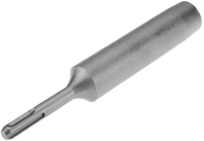 Briny River SDS-Plus Ground Rod Driver for 5/8 and 3/4 Rods Fits SDS-Plus Hammer Drills, 19mm One-Piece Steel Tool