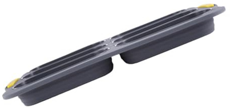 Cabilock Molde De Silicona Para Pan Bandeja De Hornear Hot Dogs Molde Antiadherente Para Pan Francés Repostería Casera