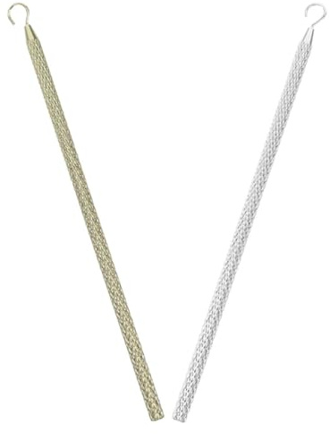 OATIPHO 2pcs Bracelet Fastening Aid Tool Metal Self Bracelet Hook Jewelry Assistance Clip Portable Gold Silver for Easy Jewelry Wearing and Watch Clasp Fastening