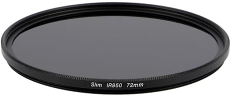 ayex Filtre infrarouge 950 nm 72 mm – Photographie infrarouge extrême pour appareil photo et objectif