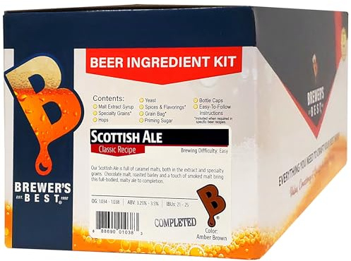 Brewer's Best Home Brew Beer Ingredient Kit (5 Gallon), (Scottish Ale)