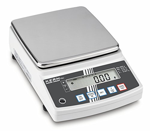 Kern PNJ 3000-2M - Präzisionswaage, Wiegebereich [Max]:3200 g, Ablesung [d]:0,01 g, Wägeplatte:WXD 190x190 mm (Edelstahl), ohne Überprüfung