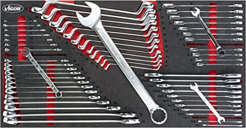 Vigor Jeu de clés pour Series XL - 6-36/6x7-30x32-58 pcs. V6650