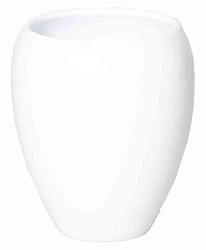 INNA-Glas Tiesto de cerámica, Blanco, 28cm, Ø25cm