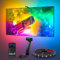 Govee Envisual LED TV Backlight T2 with Dual Cameras, 3.6M RGBIC Wi-Fi LED Strip Lights, Adapts to Ultra-Thin 55-65 inch TVs, Double Strip Light Beads, Smart App Control, Music Sync